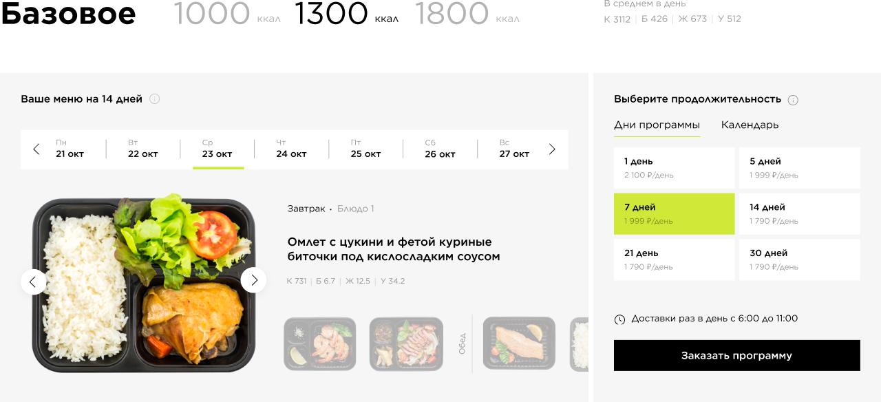 Карточка программы